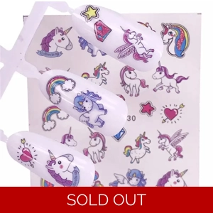 Unicorn Water Decals